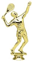 6 1/2" Male Tennis Trophy Figure Gold