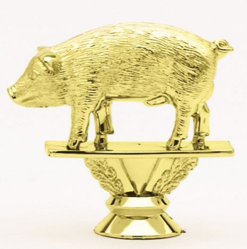 3 1/2" Hog Gold Trophy Figure