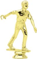 5 1/4" Male Horseshoe Pitcher Gold Trophy Figure