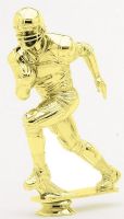 8" Football Runner Trophy Figure Gold