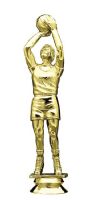 6 1/2" Basketball Male Trophy Figure Gold
