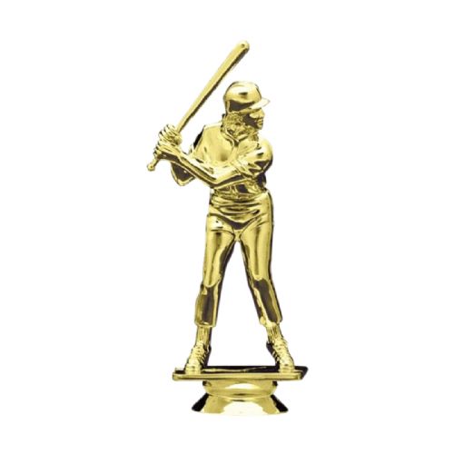 5 1/4" Female Softball Gold Trophy Figure