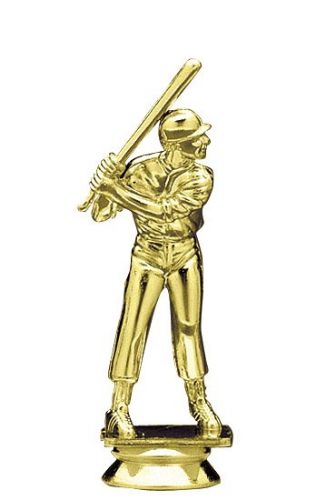 4" Male Baseball Gold Trophy Figure