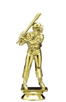 4" Male Baseball Gold Trophy Figure