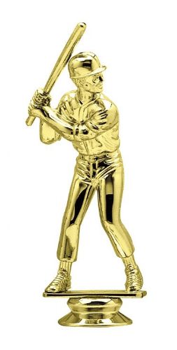 5 1/2" Male Baseball Gold Trophy Figure