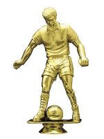 7 3/4" Soccer Male Gold Trophy Figure