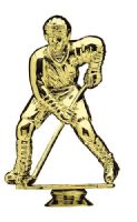 Gold 5 3/8" Male Hockey Trophy Figure