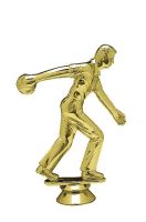 Gold 5 1/2" Male Bowling Trophy Figure