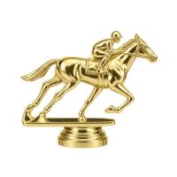 3 1/2" Race Horse Trophy Figure Gold