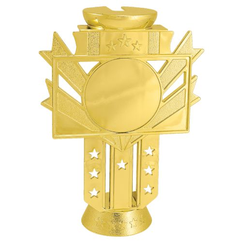 6" Gold Insert Holder Trophy Riser