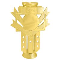 7" Gold Insert Holder Trophy Riser
