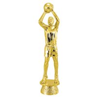 5 1/4" Male Basketball Gold Trophy Figure