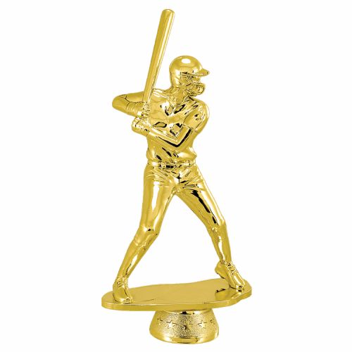5" Female Softball Gold Trophy Figure
