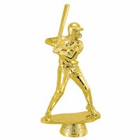 5" Female Softball Gold Trophy Figure
