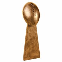 15" Antique Gold Football Resin