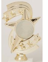 6 1/2" Gold Shooting Star 2" Insert Holder Figure
