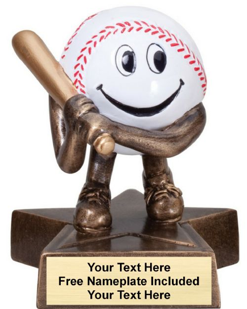 4" Baseball Lil Buddy Series Resin Trophy