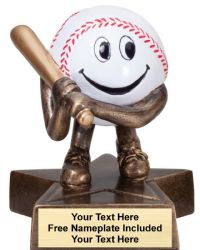 4" Baseball Lil Buddy Series Resin Trophy