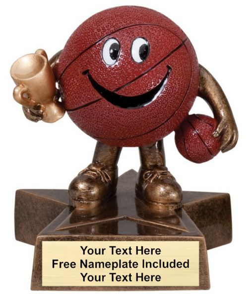 4" Basketball Lil Buddy Series Resin Trophy
