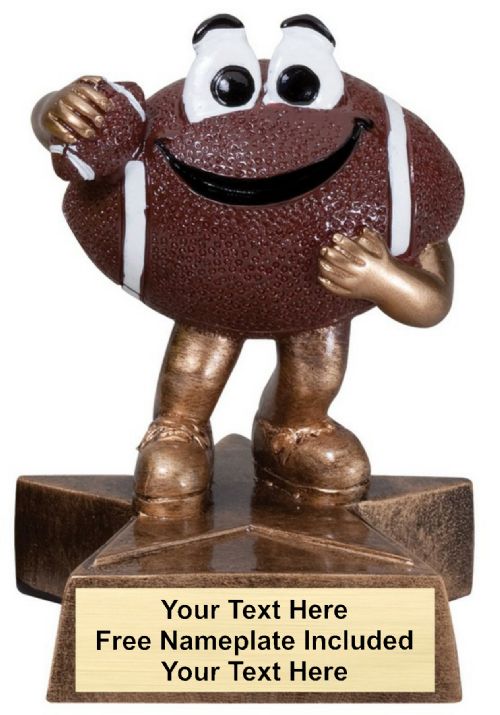 4" Football Lil Buddy Series Resin Trophy