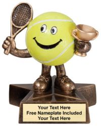 4" Tennis Lil Buddy Series Resin Trophy