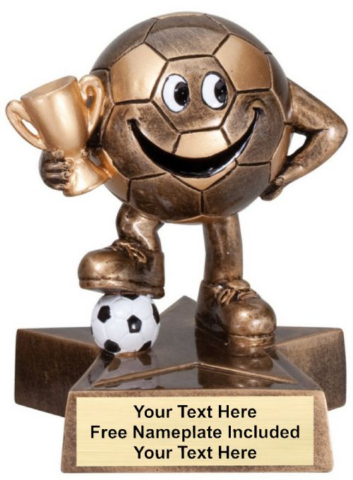 4" Soccer Lil Buddy Series Resin Trophy