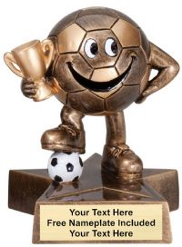 4" Soccer Lil Buddy Series Resin Trophy