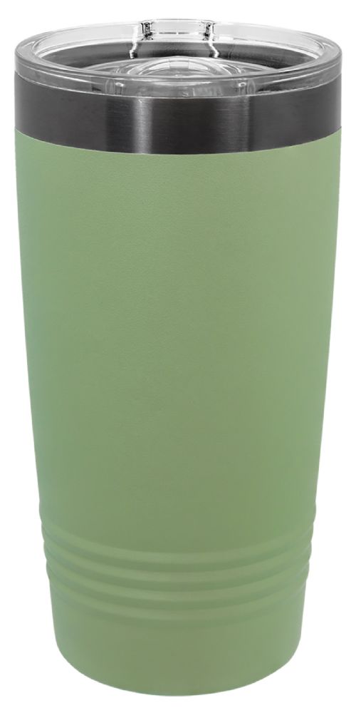 Summer Sage/Ghost Black 20oz Polar Camel ION-Plated Vacuum Insulated Tumbler with Slider Lid