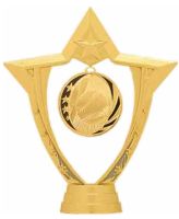 6" Gold Star Style Medal Holder Figure