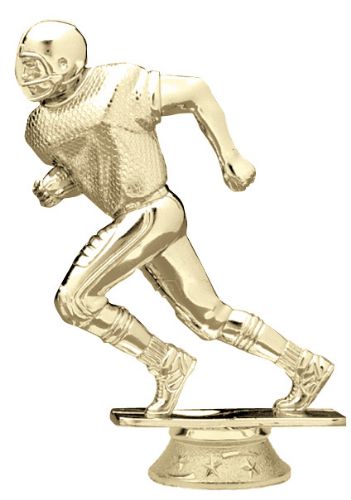 Gold 4 3/4" Football Runner Trophy Figure