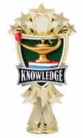6 1/2" Lamp of Knowledge All Star Color Trophy Figure