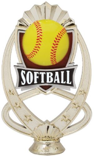 6 1/2" Softball Meridian Trophy Figure