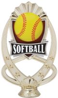 6 1/2" Softball Meridian Trophy Figure