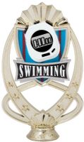 6 1/2" Swimming Meridian Trophy Figure