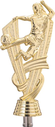 7" Gold Female Victory Soccer Trophy Figure