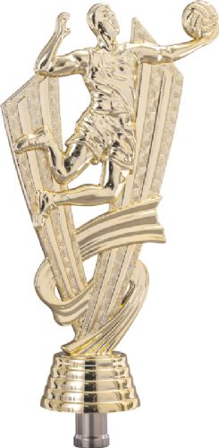 7" Gold Male Victory Volleyball Trophy Figure