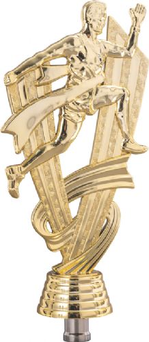7" Gold Male Victory Track Runner Trophy Figure