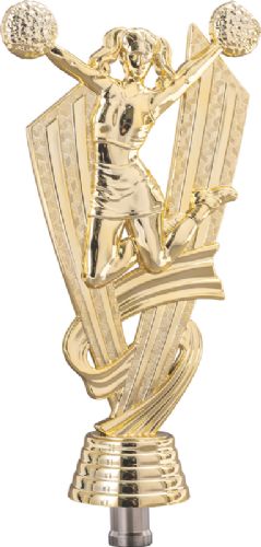 7" Gold Victory Cheer Trophy Figure