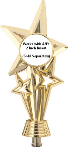 7 3/4" Gold Tristar 2" Insert Holder Figure #2