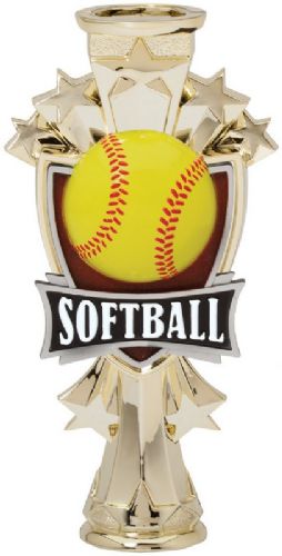 7" Softball 5-Star Trophy Riser