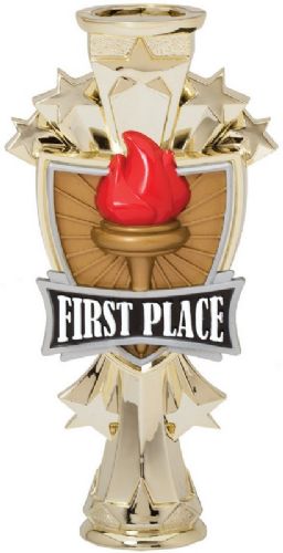 7" 1st Place 5-Star Trophy Riser