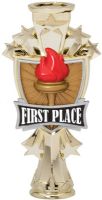 7" 1st Place 5-Star Trophy Riser