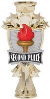 7" 2nd Place 5-Star Trophy Riser