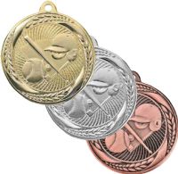 2" Baseball Laurel Wreath Award Medal