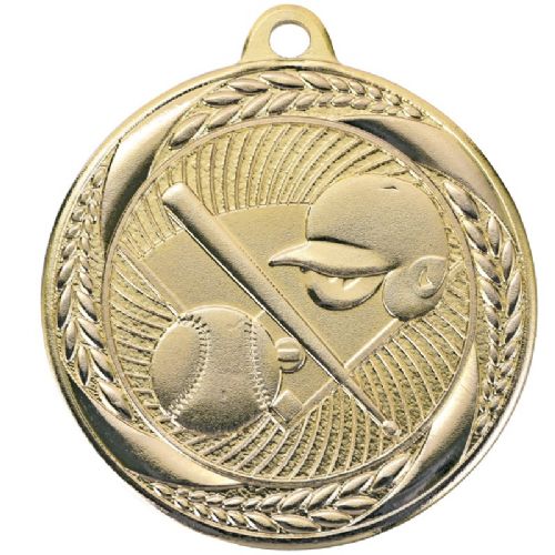 2" Baseball Laurel Wreath Award Medal #2