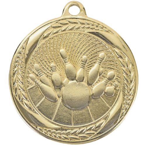 2" Bowling Laurel Wreath Award Medal #2