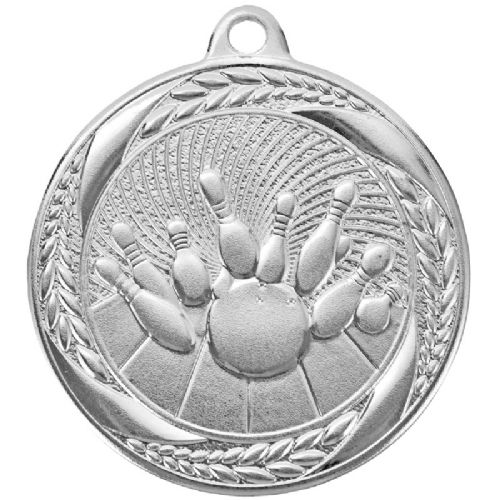 2" Bowling Laurel Wreath Award Medal #3