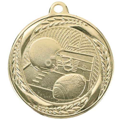 2" Football Laurel Wreath Award Medal