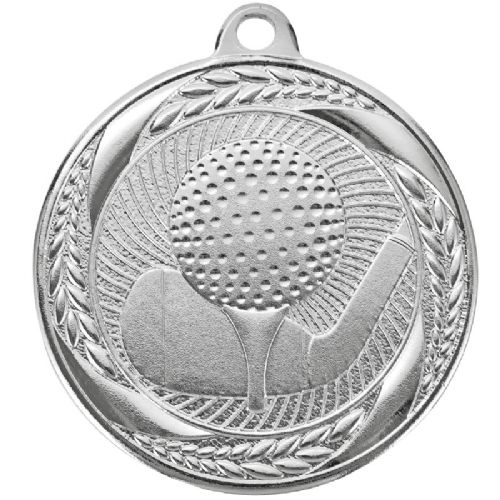 2" Golf Laurel Wreath Award Medal #3
