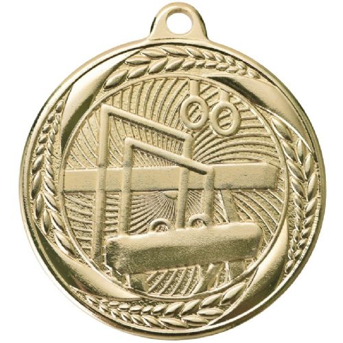 2" Gymnastics Laurel Wreath Award Medal